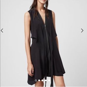 All Saints Jayda Silk Dress